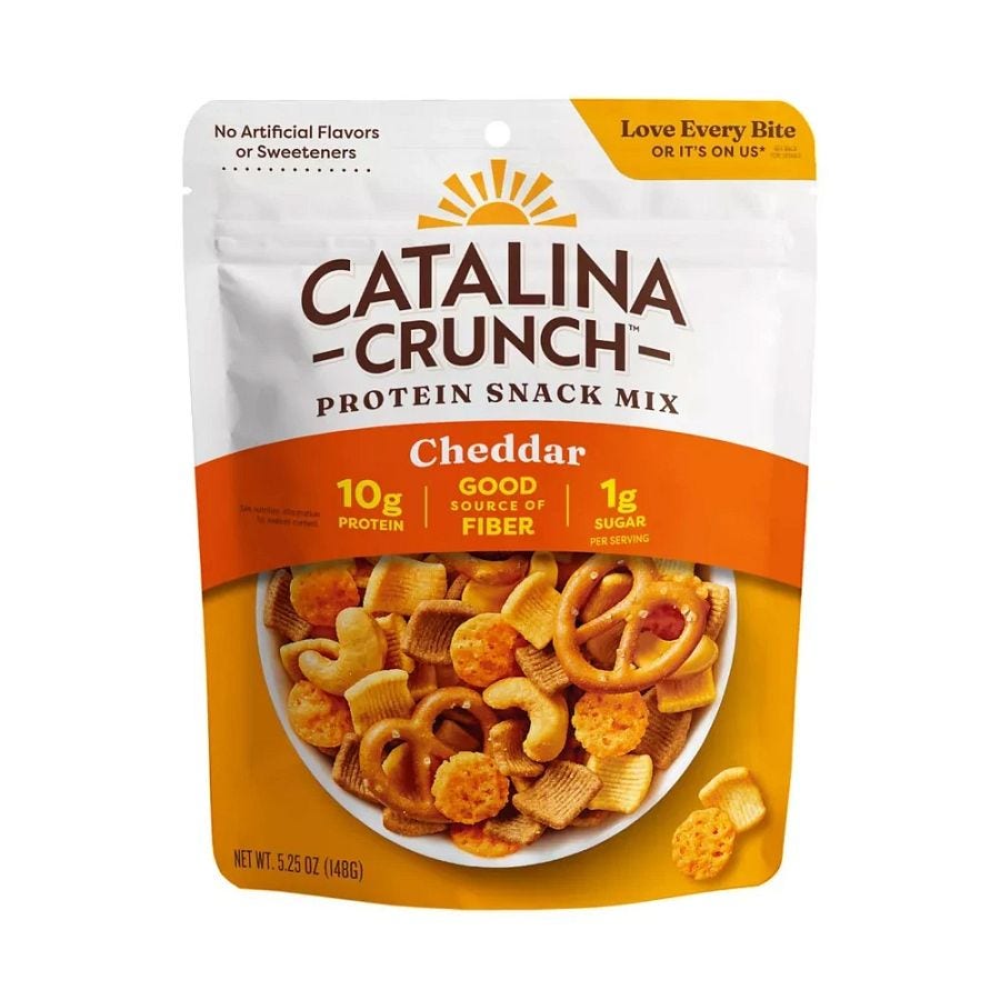 Catalina Crunch Cheddar Protein Snack Mix 5.25 oz.