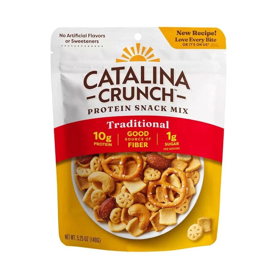 Catalina Crunch Traditional Protein Snack Mix 5.25 oz.