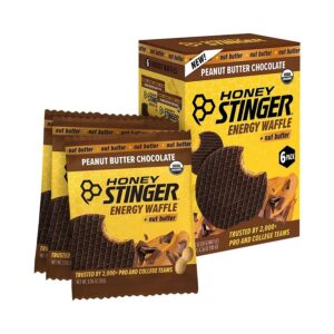 Honey Stinger Organic Peanut Butter Chocolate Waffles 6 (1.06 oz.) waffles