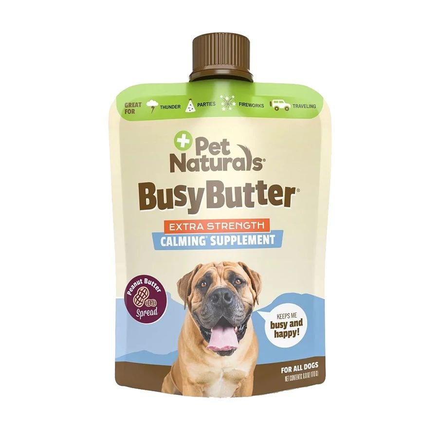 Pet Naturals Dog Peanut Butter Busy Butters Extra Strength 6 oz.