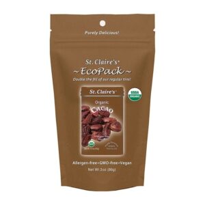 St. Claire's Organics Cacao Herbal Pastilles Eco-Pack 3 oz. bag