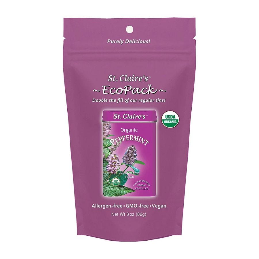 St. Claire's Organics Peppermint Eco-Pack 3 oz. bag