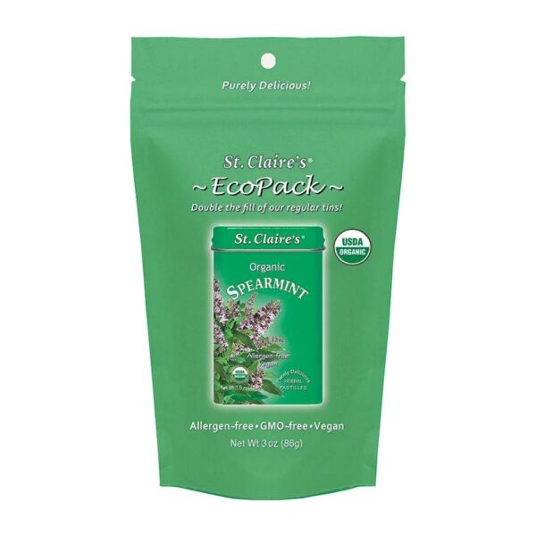 St. Claire's Organics Spearmint Eco-Pack 3 oz. bag