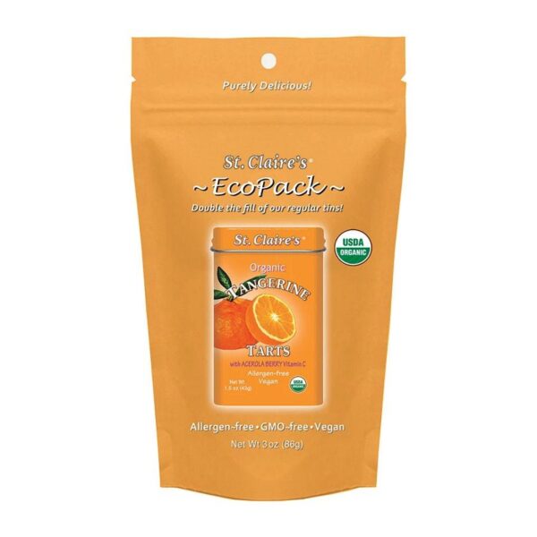 St. Claire's Organics Tangerine Fruit Tarts Eco-Pack 3 oz. bag