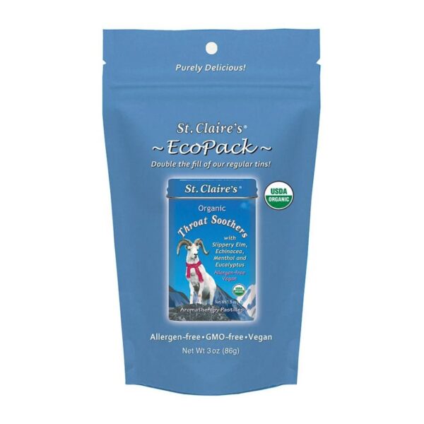 St. Claire's Organics Throat Soothers Eco-Pack 3 oz. bag