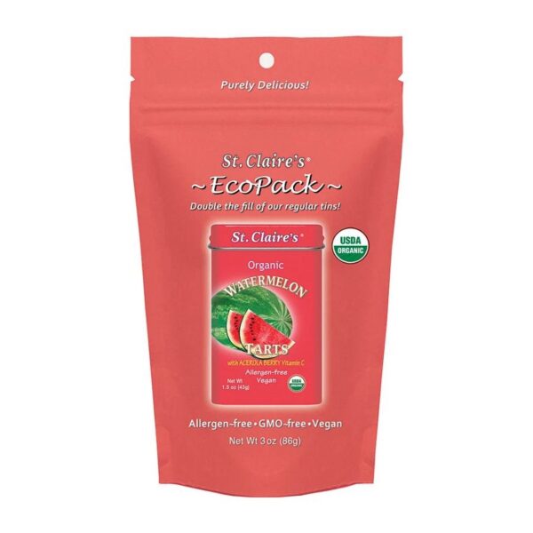 St. Claire's Organics Watermelon Fruit Tarts Eco-Pack 3 oz. bag