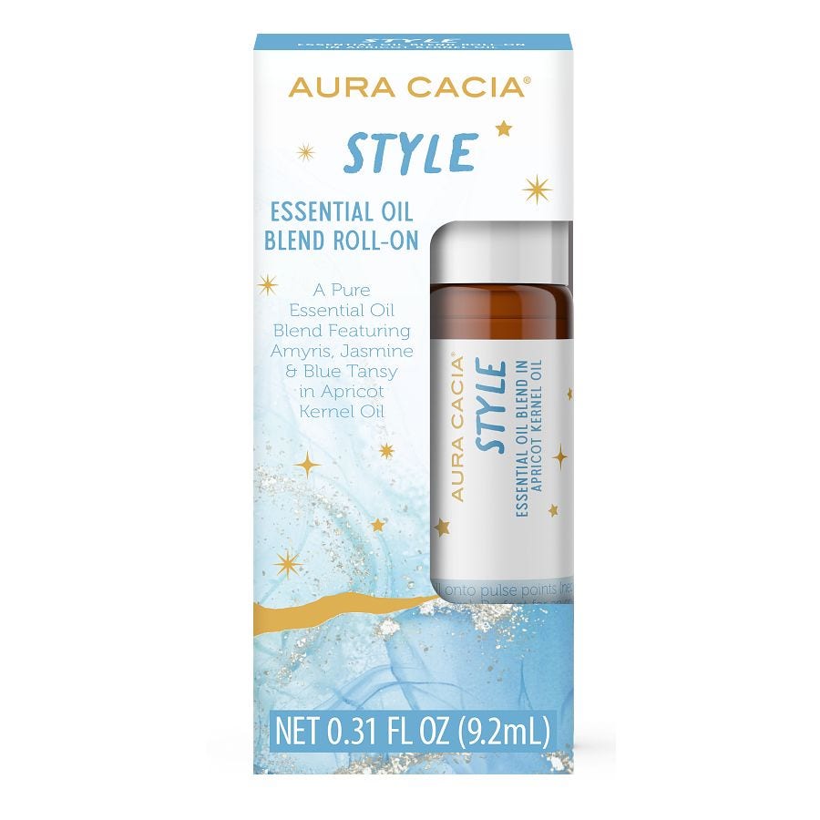 Aura Cacia Style Elevated Body Roll-on, 0.31 Fl. Oz.