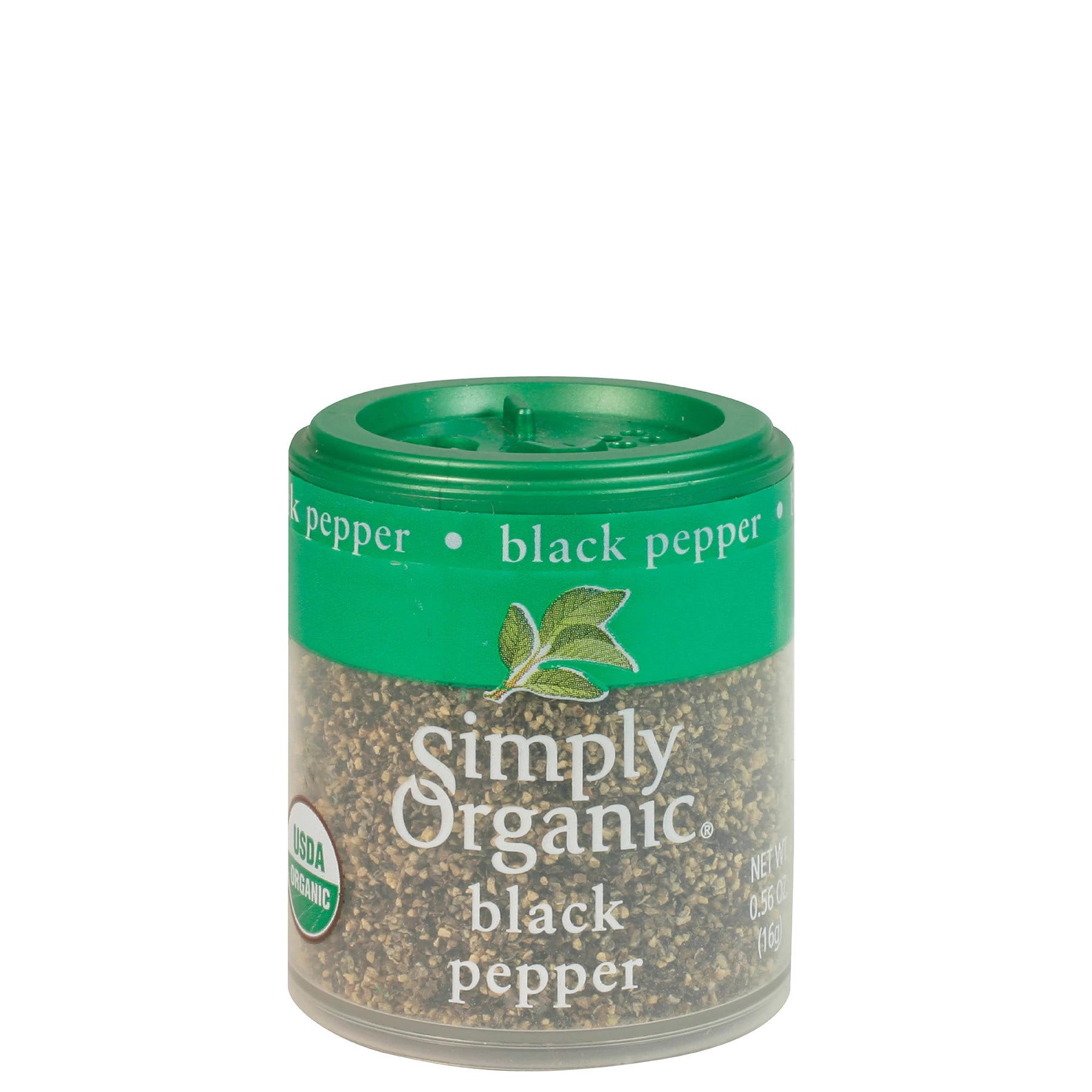 Simply Organic Black Pepper Medium Grind 0.56 oz.