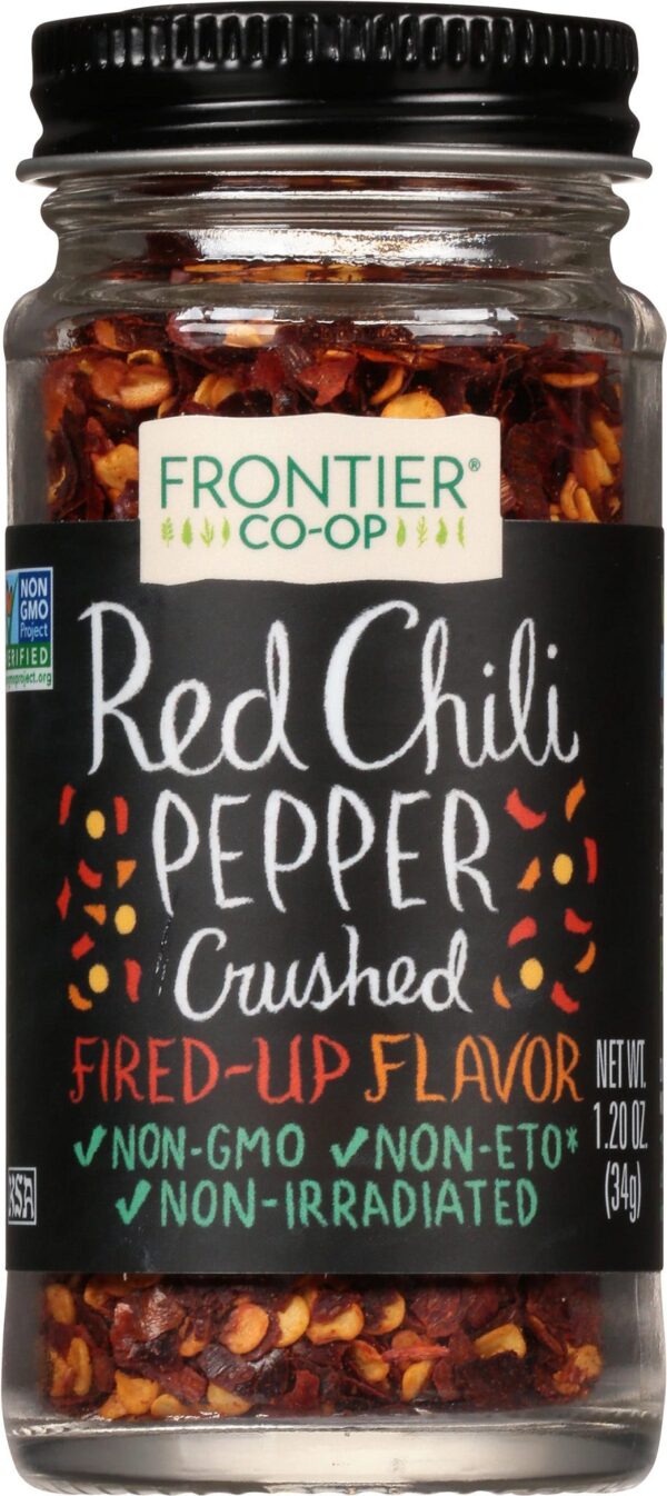 Frontier Co-op Red Chili Peppers, Crushed 15,000 HU 1.20 oz.