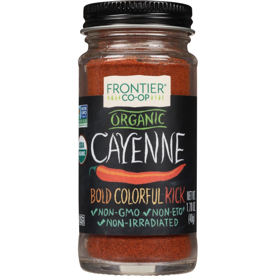 Frontier Co-op Cayenne Chili Pepper, Ground, Organic 1.70 oz.