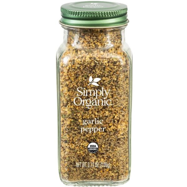 Simply Organic Garlic Pepper 3.73 oz.
