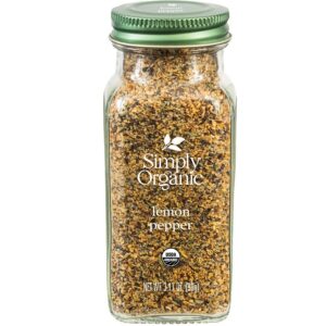 Simply Organic Lemon Pepper 3.17 oz.