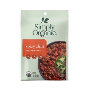 Simply Organic Spicy Chili Seasoning Mix 1.0 oz.