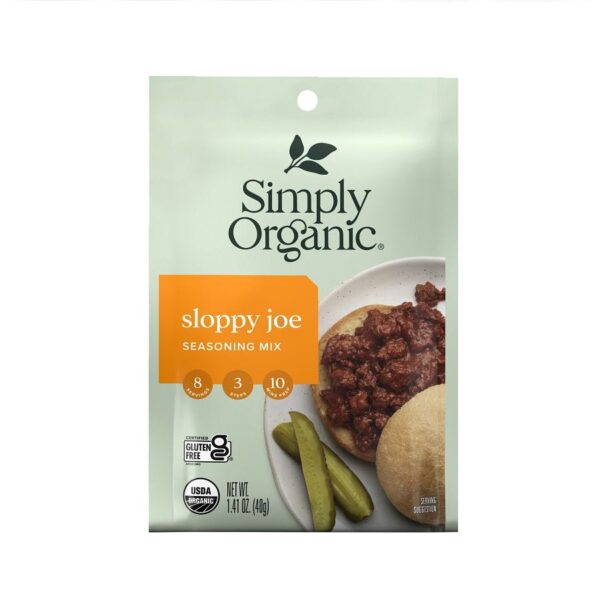 Simply Organic Sloppy Joe Seasoning Mix 1.41 oz.