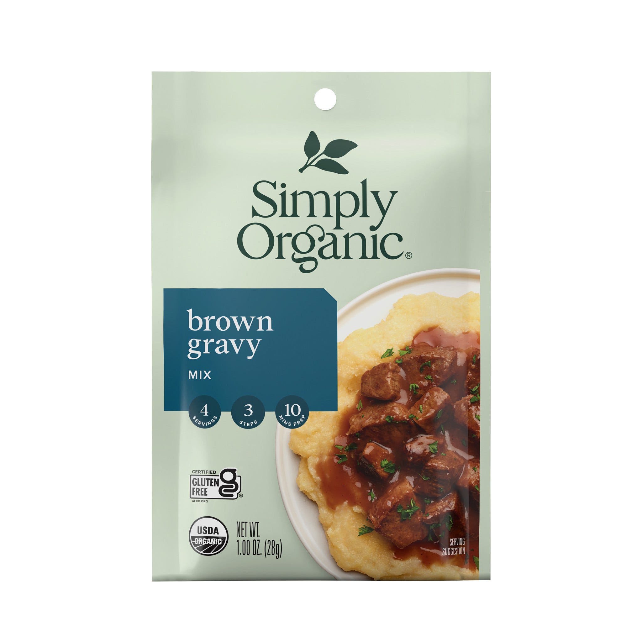 Simply Organic Brown Gravy Seasoning Mix 1.0 oz.