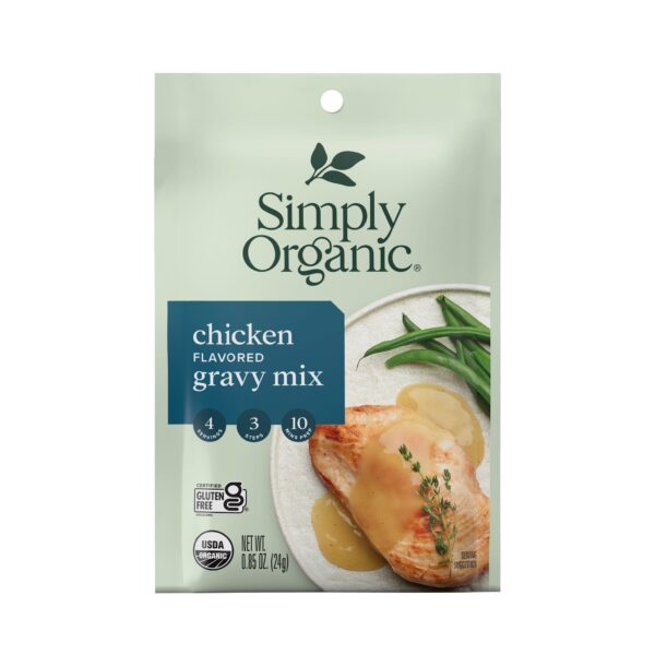 Simply Organic Chicken Flavored Gravy Mix 0.85 oz.