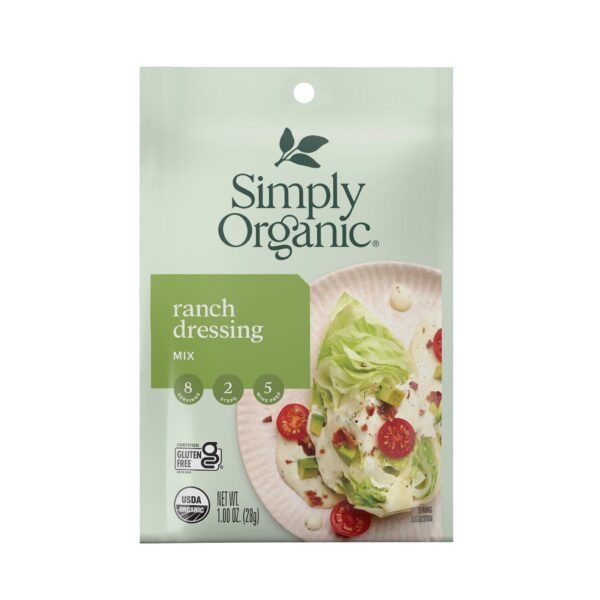 Simply Organic Ranch Salad Dressing Mix 1.00 oz.