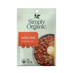 Simply Organic Mild Chili Seasoning Mix 1.0 oz.