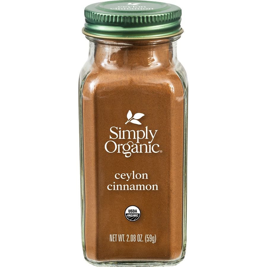 Simply Organic Ceylon Cinnamon Ground 2.08 oz.