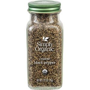 Simply Organic Black Coarse Grind Pepper 2.47 oz.