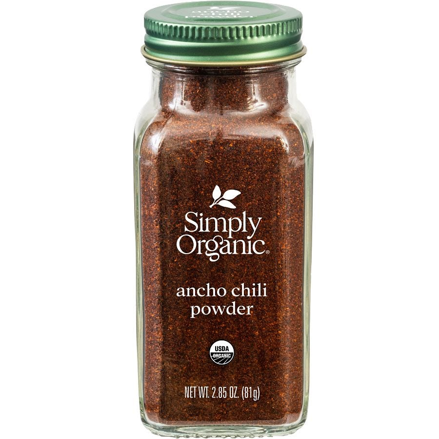 Simply Organic Ancho Chili Powder 2.85 oz