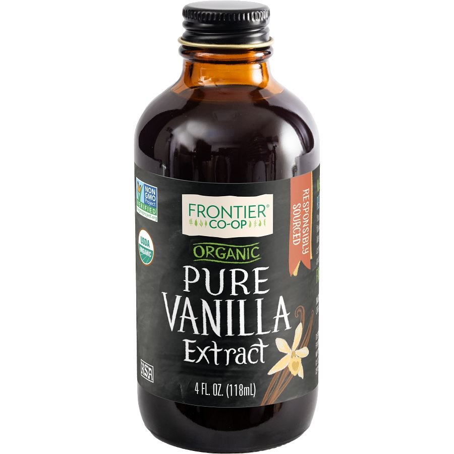 Frontier Co-op Vanilla Extract, Organic 4 fl. oz.
