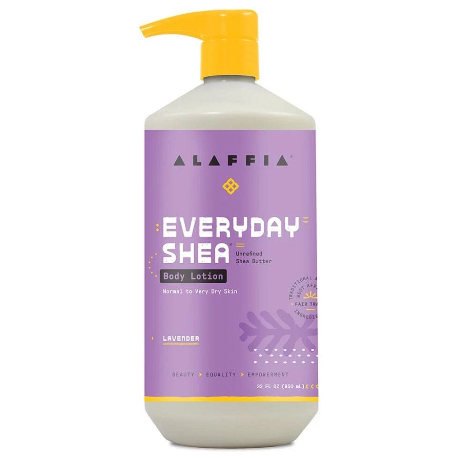 Alaffia Shea Body Lotion, Lavender 32 fl. oz.