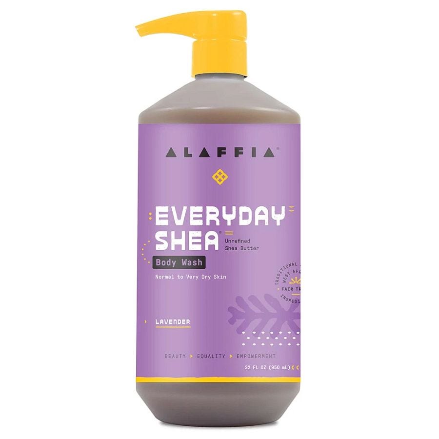 Alaffia Shea Body Wash, Lavender 32 fl. oz.