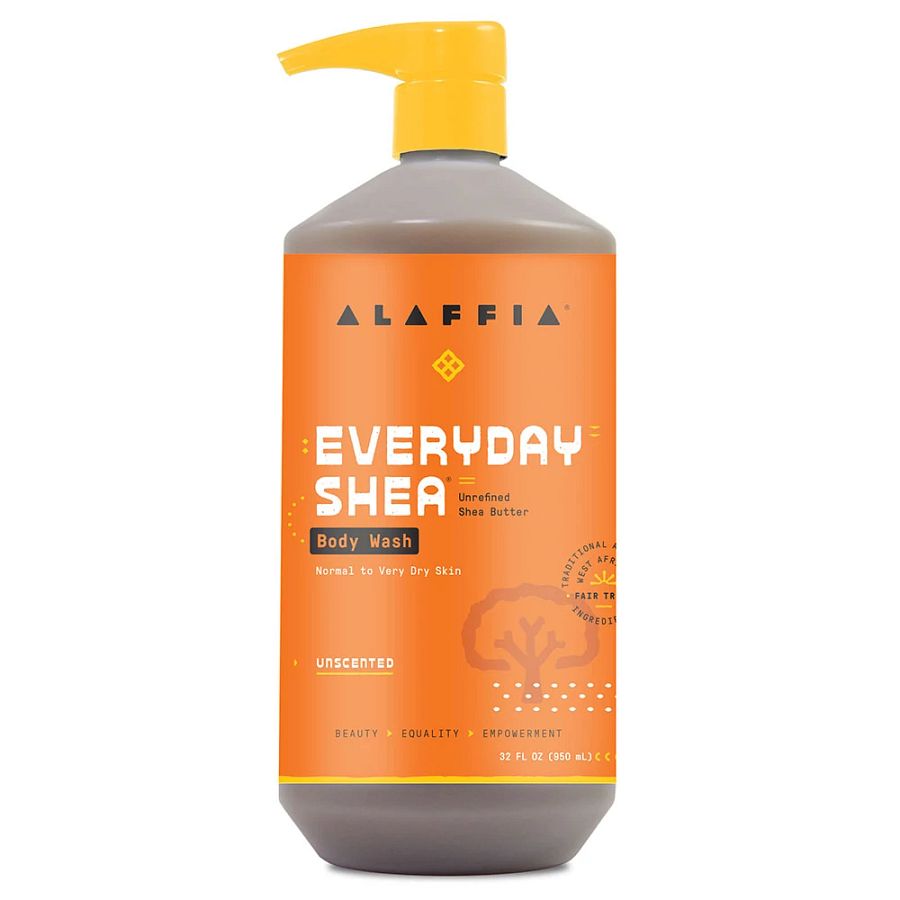 Alaffia Shea Body Wash, Unscented 32 fl. oz.