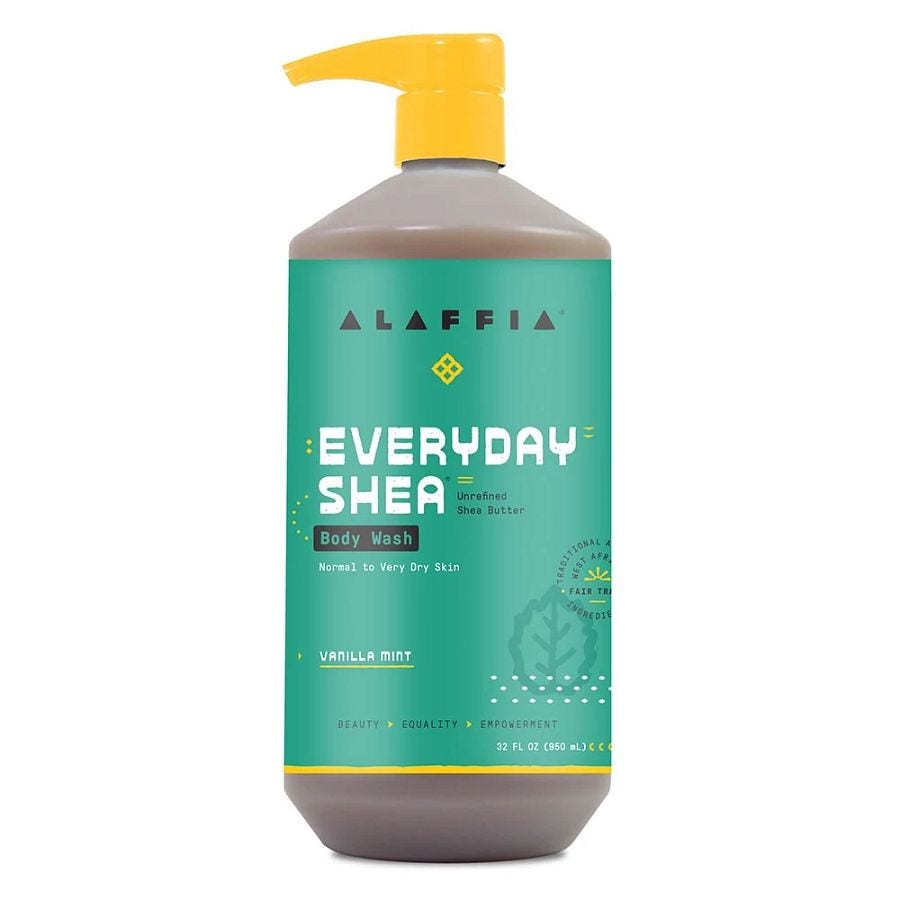 Alaffia Shea Body Wash, Vanilla Mint 32 fl. oz.