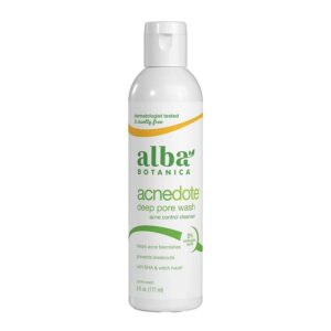 Alba Botanica Natural Acne Dote Deep Pore Wash Oil-Free, 6 oz