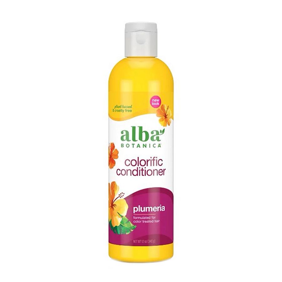 Alba Botanica Hawaiian Conditioner Colorific Plumeria, 12 oz