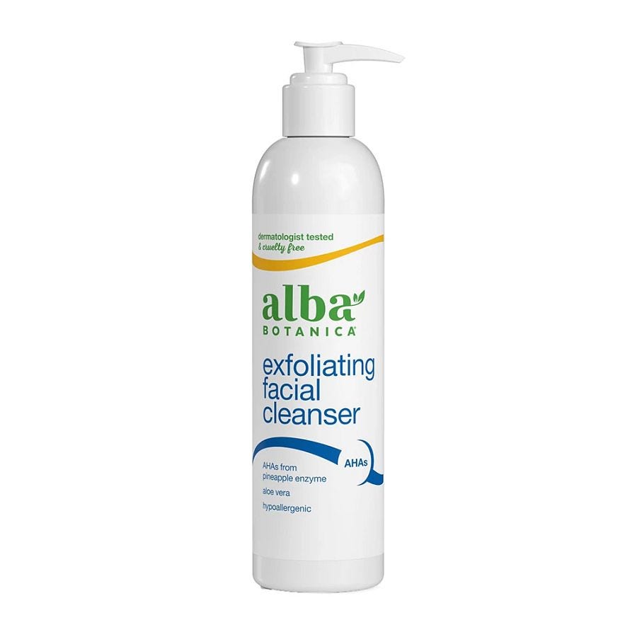 Alba Botanica Hawaiian Facial Cleanser Pineapple Enzyme, 8 oz