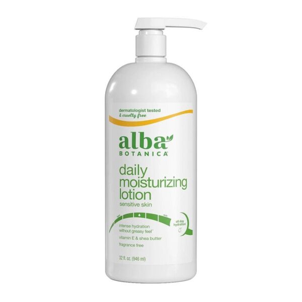 Alba Botanica Very Emollient Body Lotion Unscented Original, 32 oz