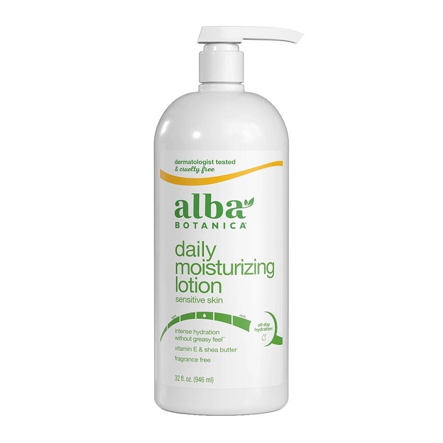 Alba Botanica Very Emollient Body Lotion Unscented Original, 32 oz