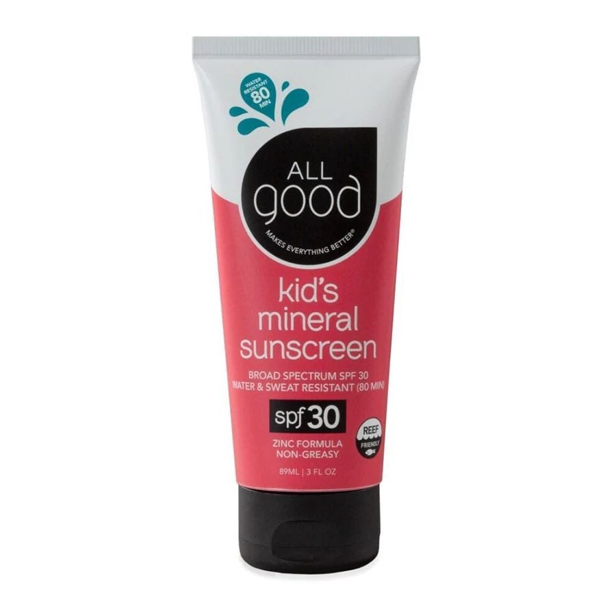 All Good Mineral Sunscreens SPF 30 Kid's Mineral Sunscreen Lotion 3 oz. squeeze tube