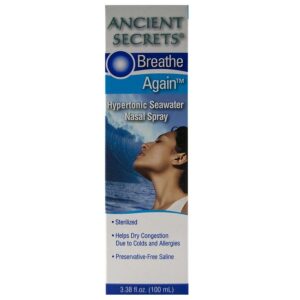 Ancient Secrets Breathe Agai asal Spray - 3.38 fl oz