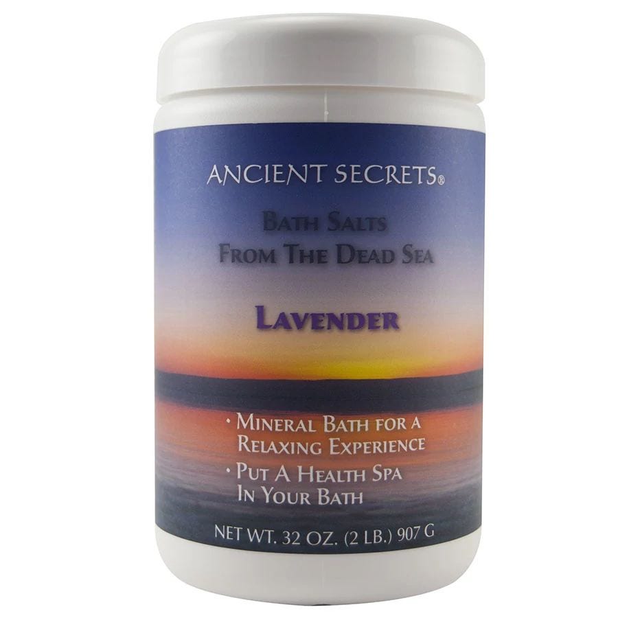 Ancient Secrets Aromatherapy Dead Sea Mineral Baths Lavender - 2 lbs