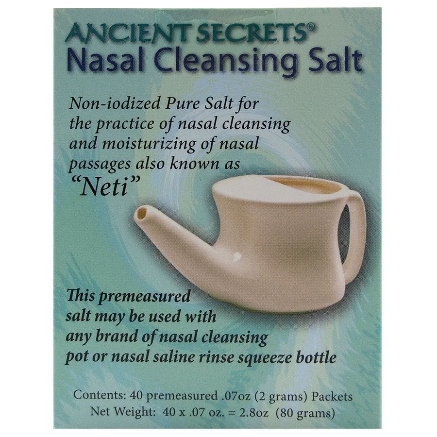 Ancient Secrets Nasal Cleansing Salt Packets - 40 Packets