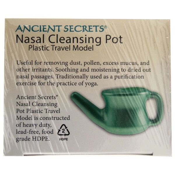 Ancient Secrets Nasal Cleansing Neti Pot - Plastic - 1 Pot