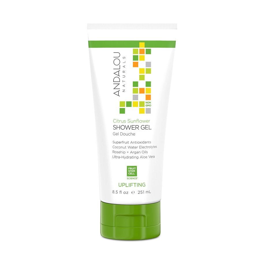 Andalou Naturals Shower Gel Uplifting Citrus Verbena, 8.5 oz