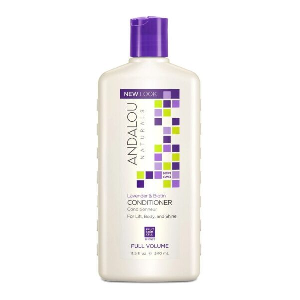 Andalou Naturals Lavender and Biotin Conditioner Full Volume, 11.5 Oz