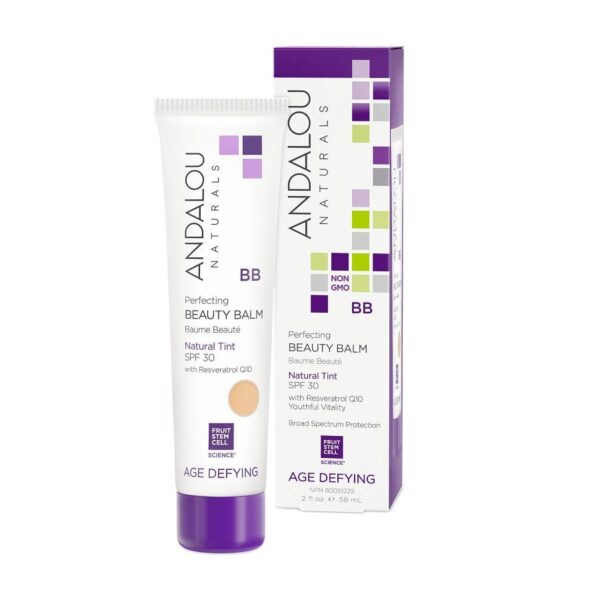 Andalou Naturals BB Skin Perfecting Beauty Balm SPF 30 Natural, 2 oz