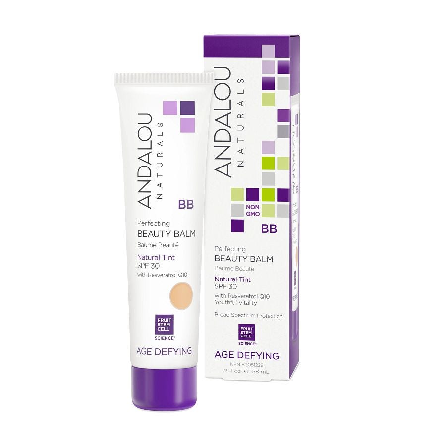 Andalou Naturals BB Skin Perfecting Beauty Balm SPF 30 Natural, 2 oz