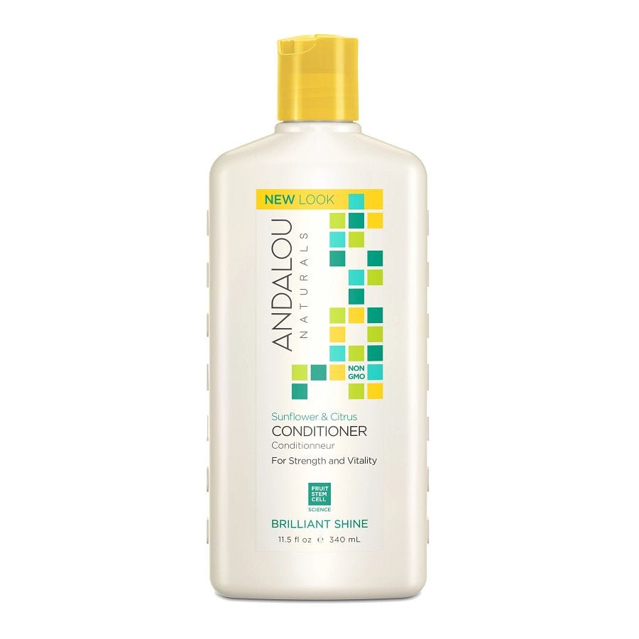 Andalou Naturals Brilliant Shine Conditioner Sunflower and Citrus, 11.5 Oz