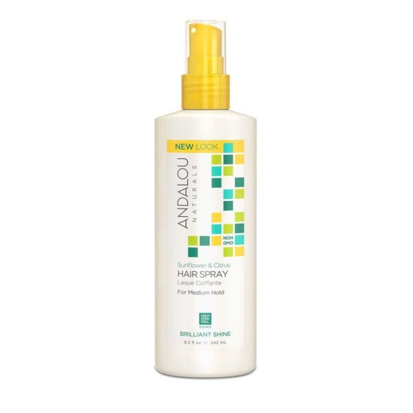 Andalou Naturals Perfect Hold Hair Spray Sunflower Citrus, 8.2 Oz