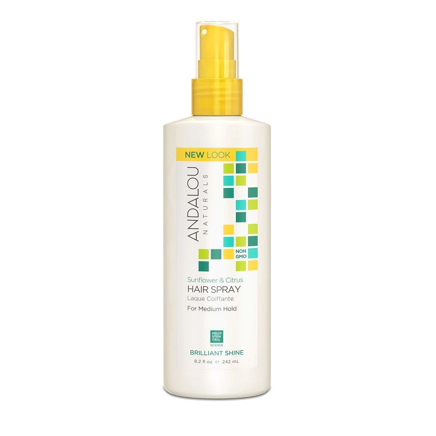 Andalou Naturals Perfect Hold Hair Spray Sunflower Citrus, 8.2 Oz