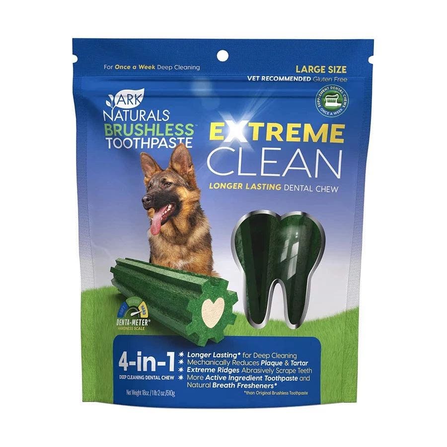 Ark Naturals Extreme Clean Brushless Toothpaste for Large Dogs 18 oz.