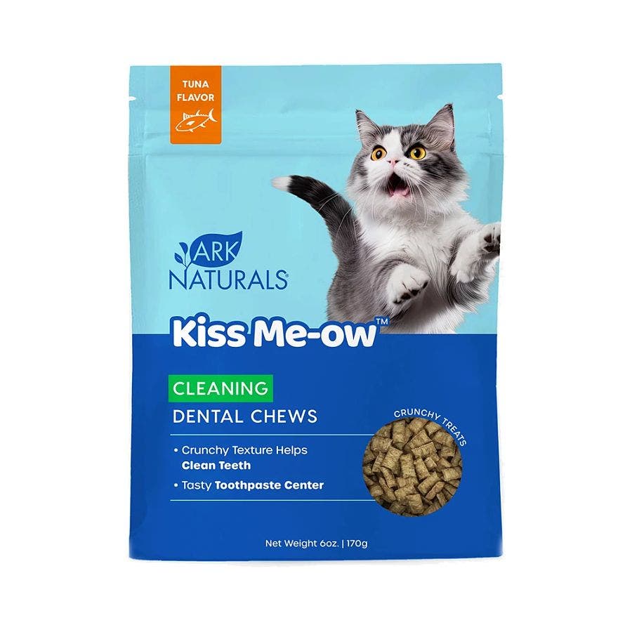 Ark Naturals Tuna Kiss Me-ow Cat Cleaning Dental Chews 6 oz.