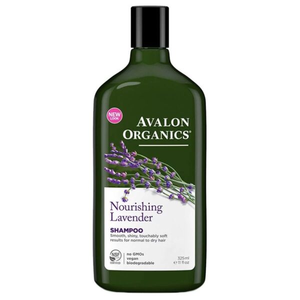 Avalon Organics Therapeutic Hair Care Lavender Nourishing Shampoos 11 fl. oz.